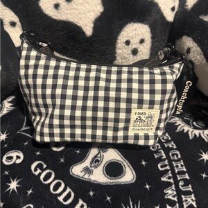 Coach Black and White Checkered Bag